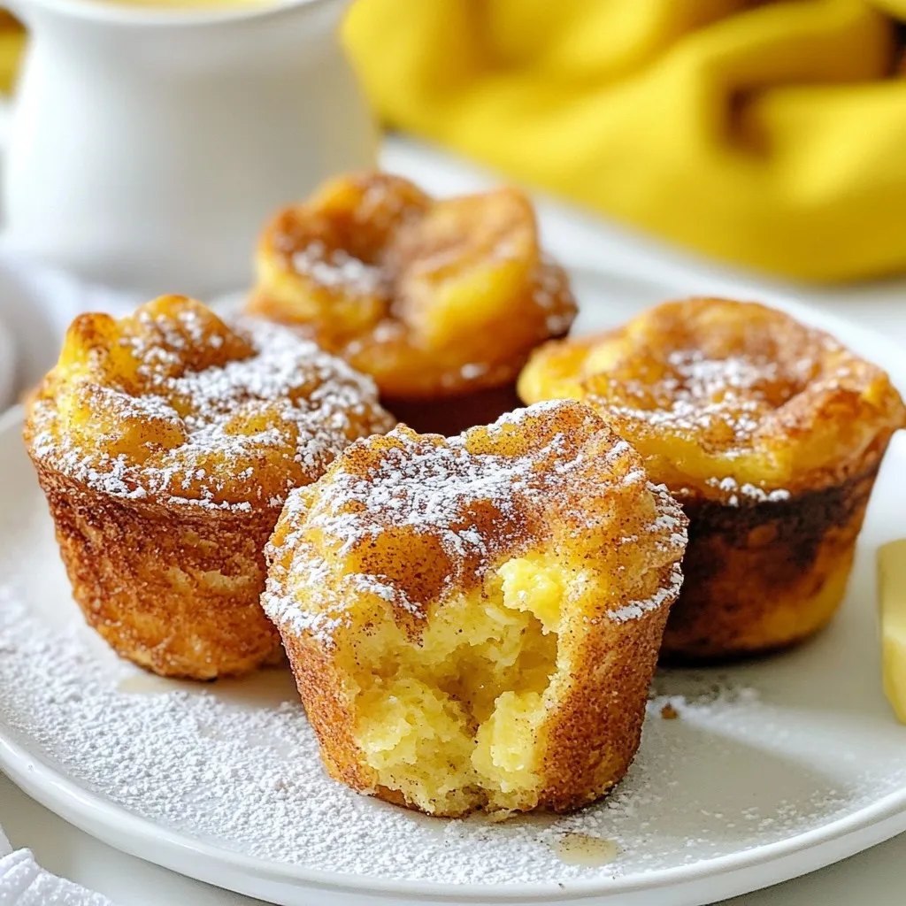 Cinnamon Sugar French Toast Muffins Delicious Breakfast
