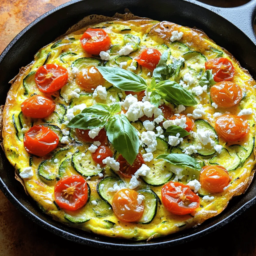 Zucchini Frittata Flavorful and Simple Breakfast Dish