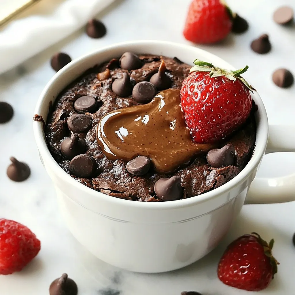 Paleo Vegan Mug Brownie Quick and Tasty Dessert