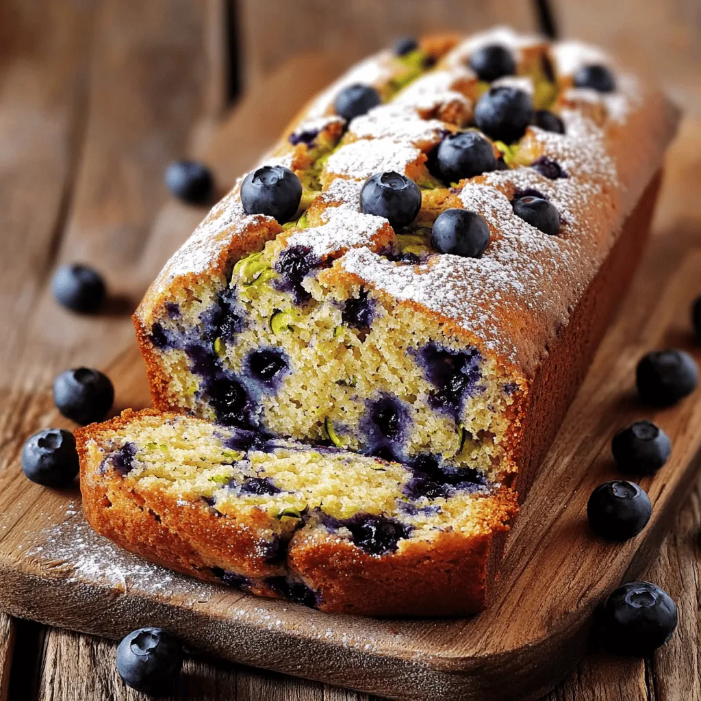 Delicious Blueberry Zucchini Bread Healthy and Easy