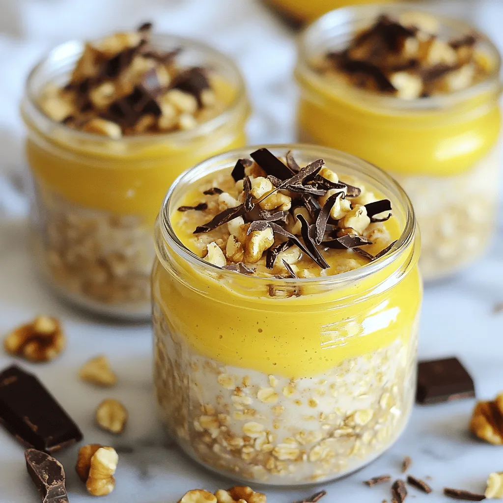 High-Protein Banana Bread Overnight Oats Recipe