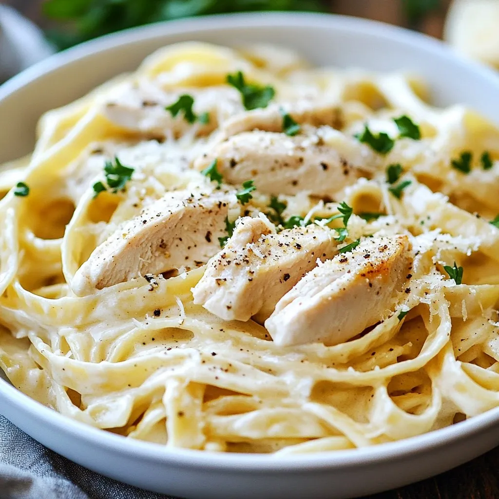 Irresistible Chicken Alfredo Pasta Simple and Creamy Dish