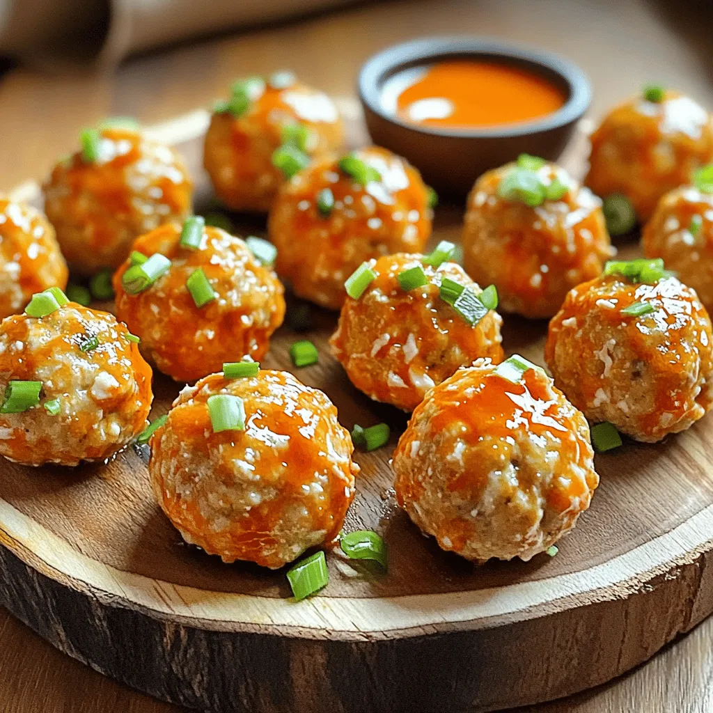 Air Fryer Buffalo Chicken Meatballs Tasty and Easy Recipe
