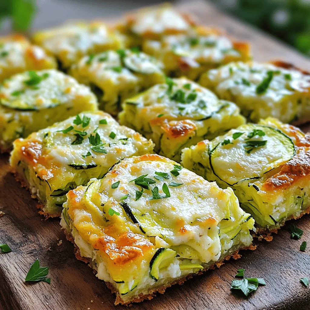 Zucchini Squares Healthy and Tasty Snack Ideas