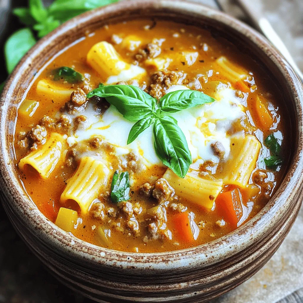 Crockpot Lasagna Soup Simple and Hearty Recipe