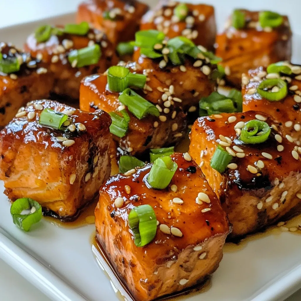 Honey Garlic Salmon Bites Tasty and Quick Recipe