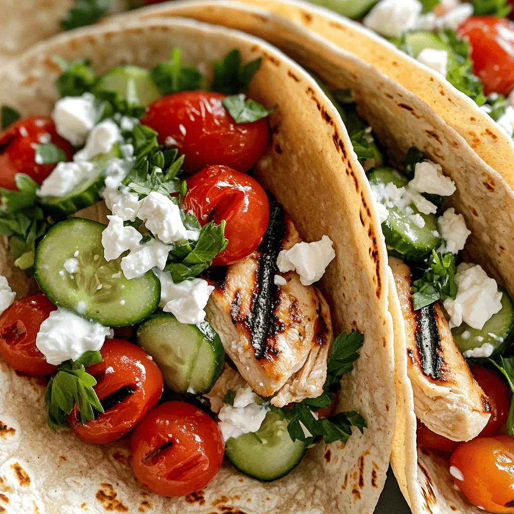 Mediterranean Chicken Tacos Flavorful and Simple Meal