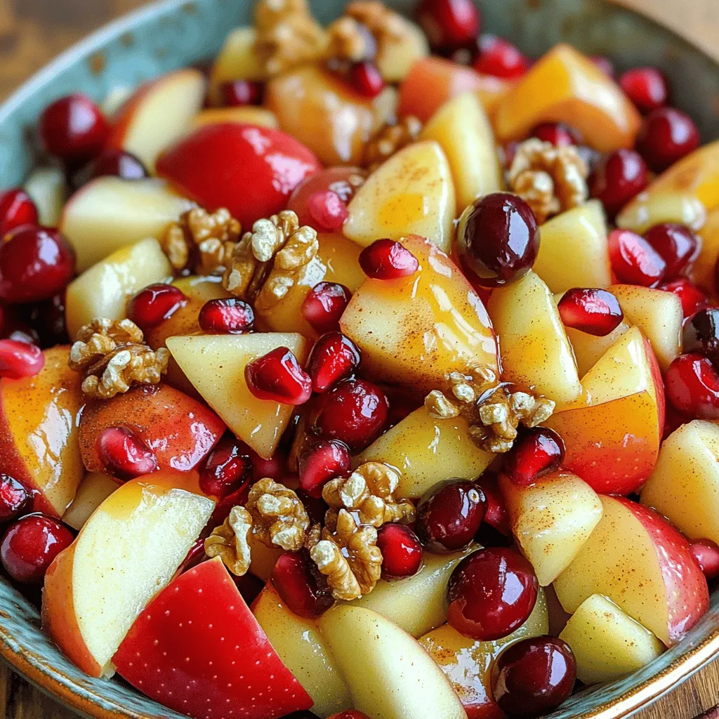Fall Fruit Salad Delight with Seasonal Goodness