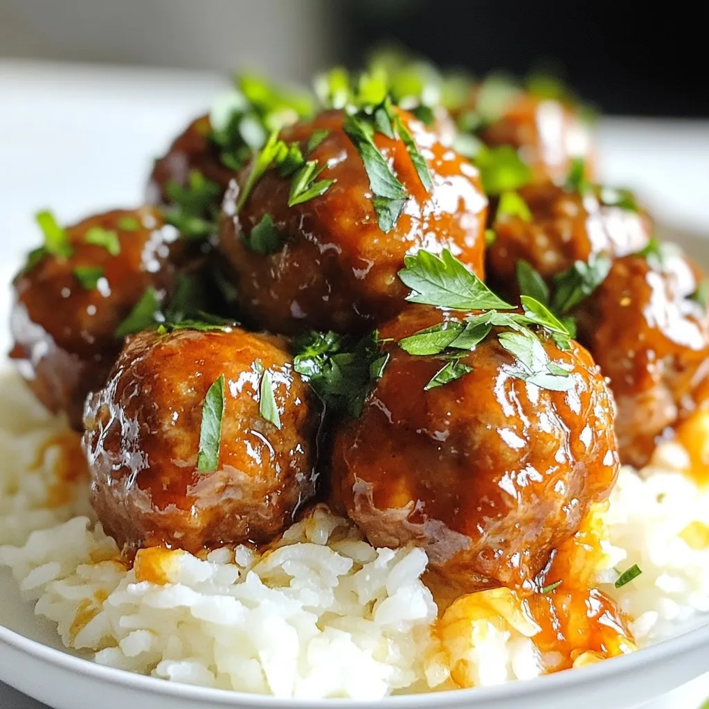 Slow Cooker Honey Garlic Meatballs Flavorful Delight