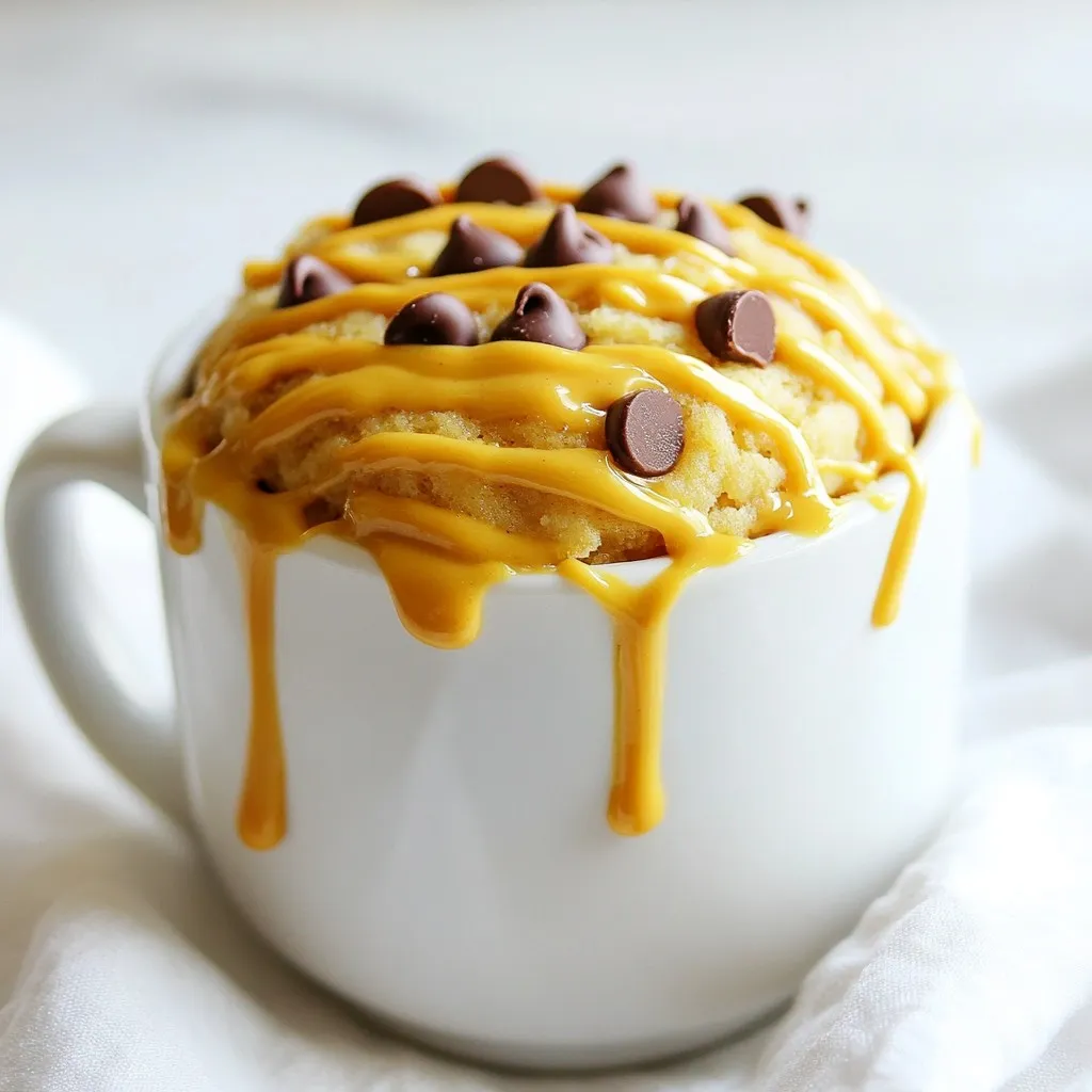 Ingredient Peanut Butter Mug Cake Easy and Quick Snack