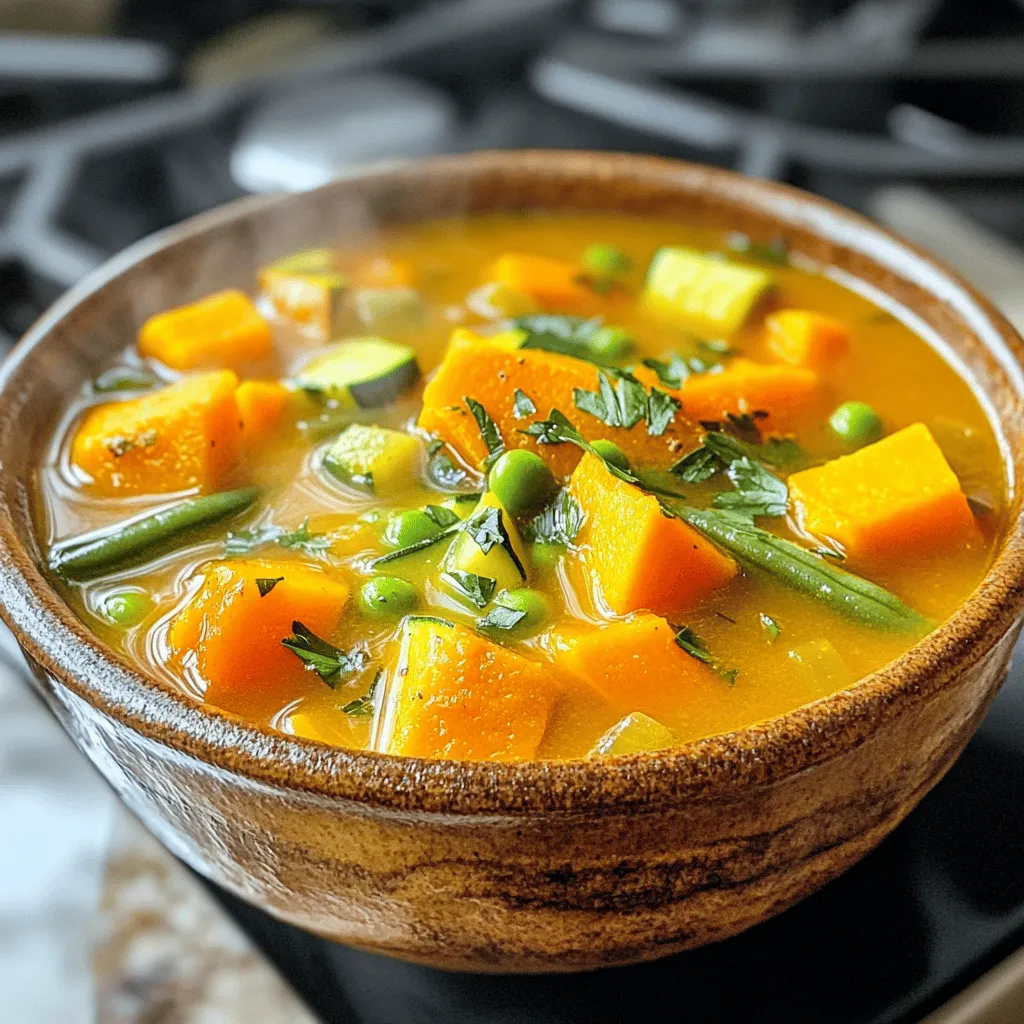 Fall Harvest Vegetable Soup Nourishing and Hearty Meal