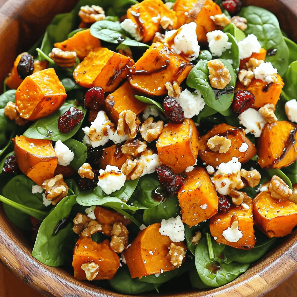 Roasted Sweet Potato Feta Salad Flavorful and Healthy