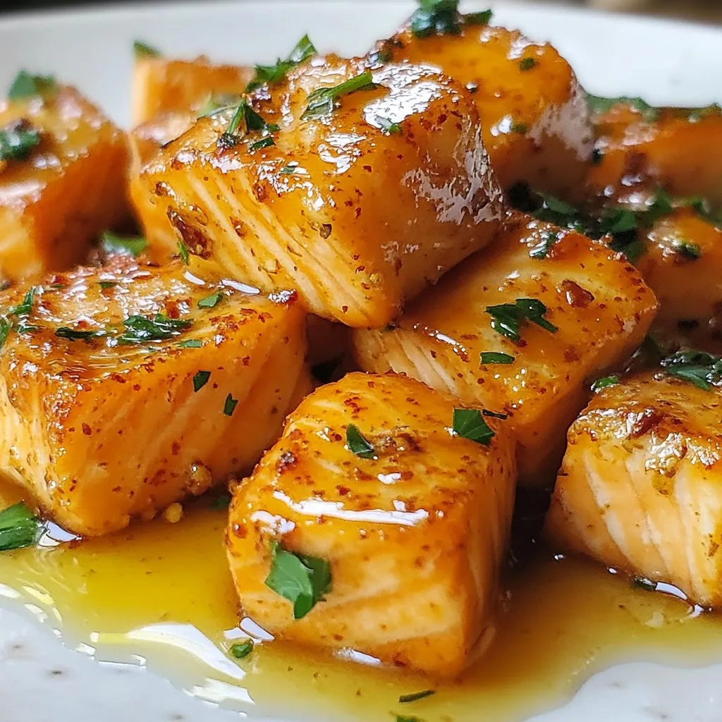 Hot Honey Salmon Bites Flavorful and Easy Recipe