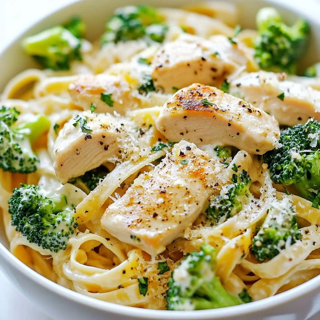 Skinny Chicken Broccoli Alfredo Healthy Recipe Now