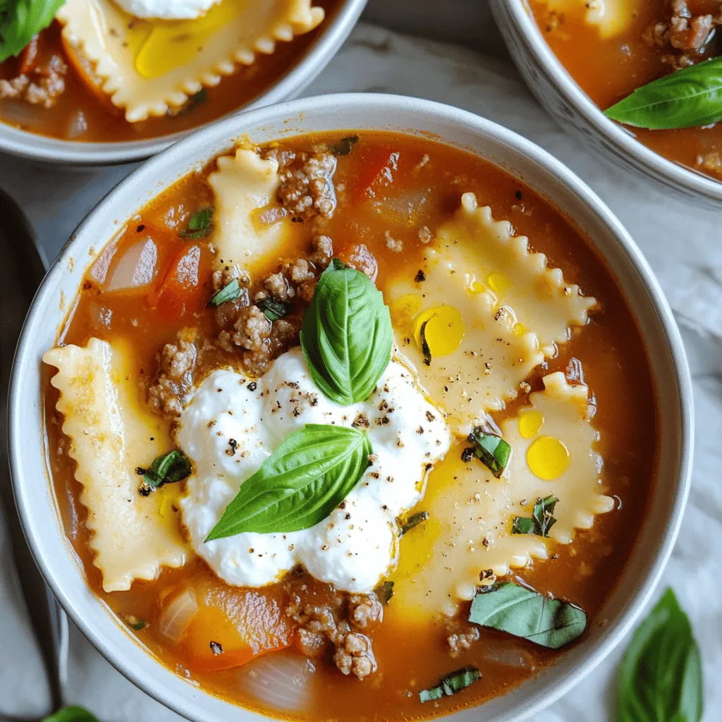 Savory Slow Cooker Lasagna Soup Easy and Flavorful Meal