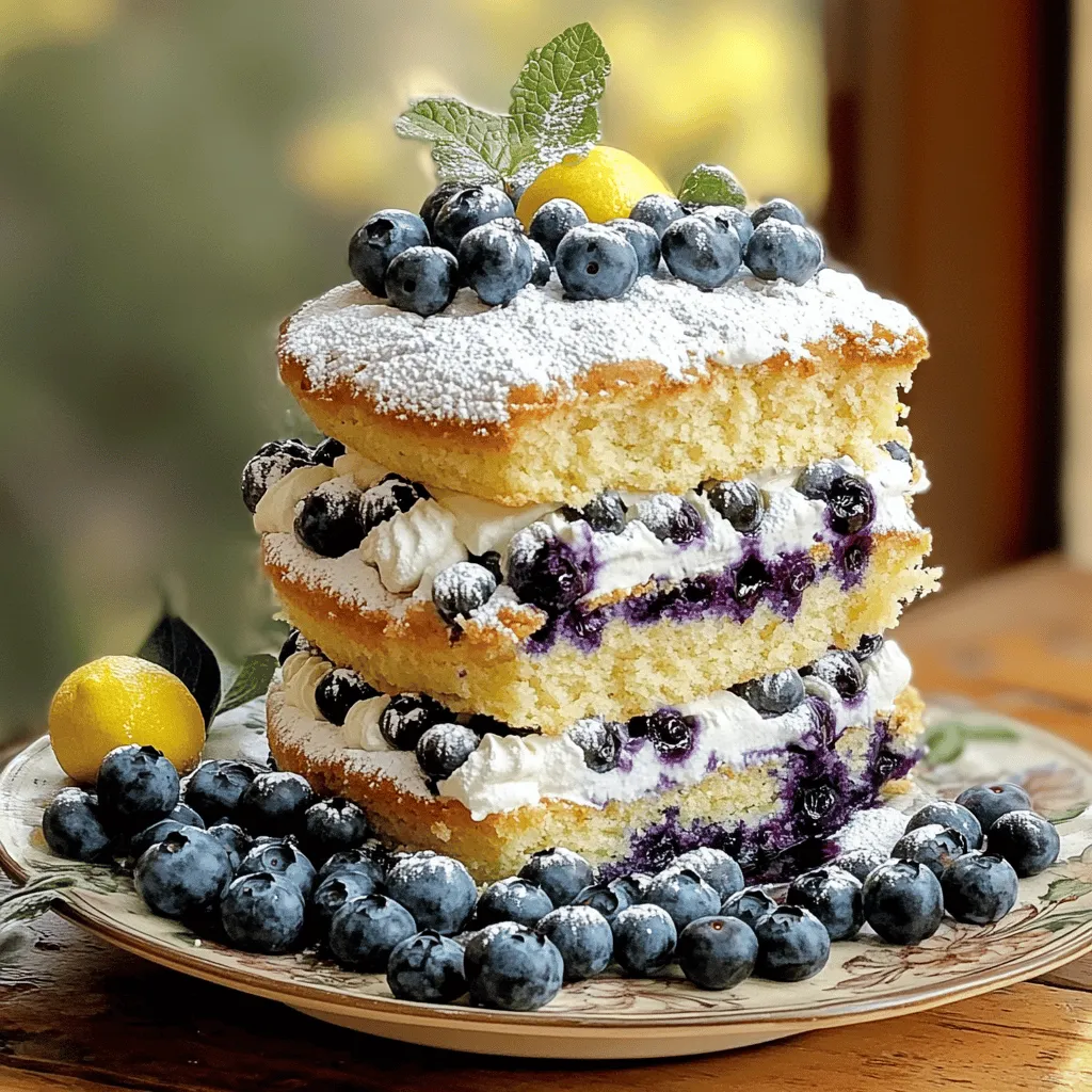 Earl Grey Blueberry Cake Delightful and Easy Recipe
