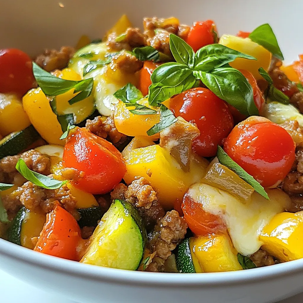 Turkey Zucchini Skillet Delightful and Healthy Meal