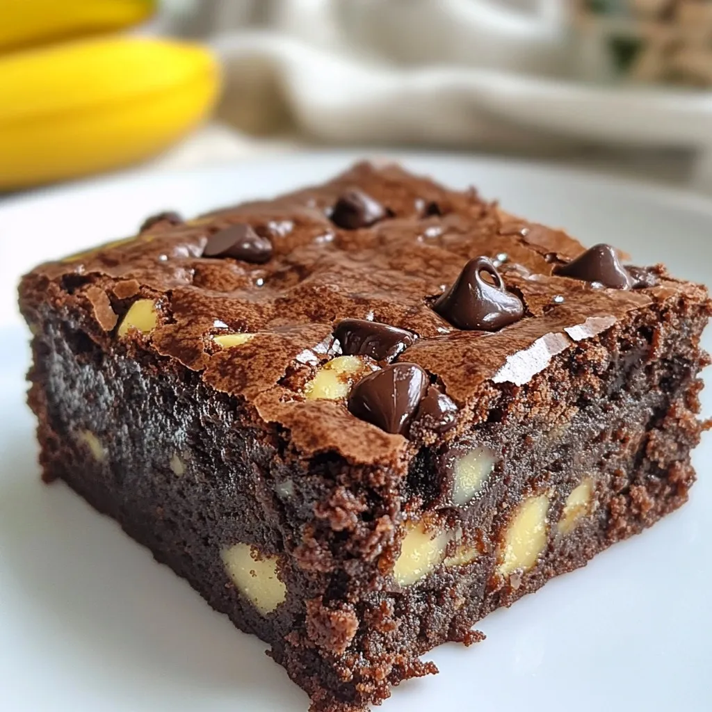 Ingredient Banana Brownies Fudgy and Rich Delight