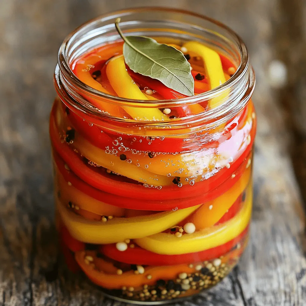 The BEST Pickled Sweet Peppers Flavorful and Easy Recipe