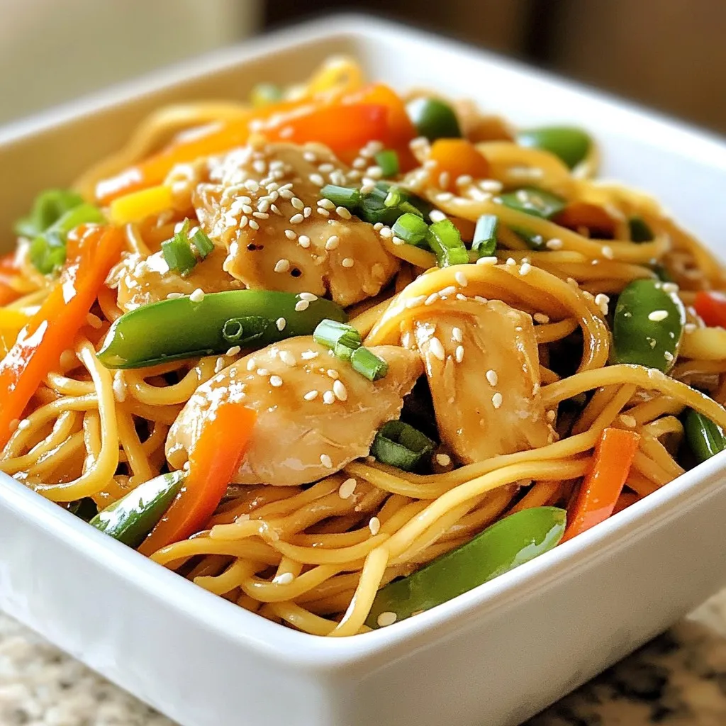 Easy Chicken Lo Mein Flavorful and Quick Recipe