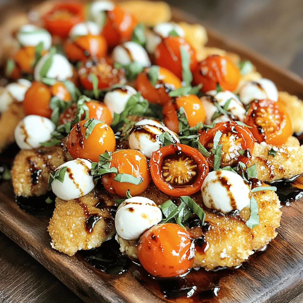 Crispy Chicken Caprese Delight in Every Bite