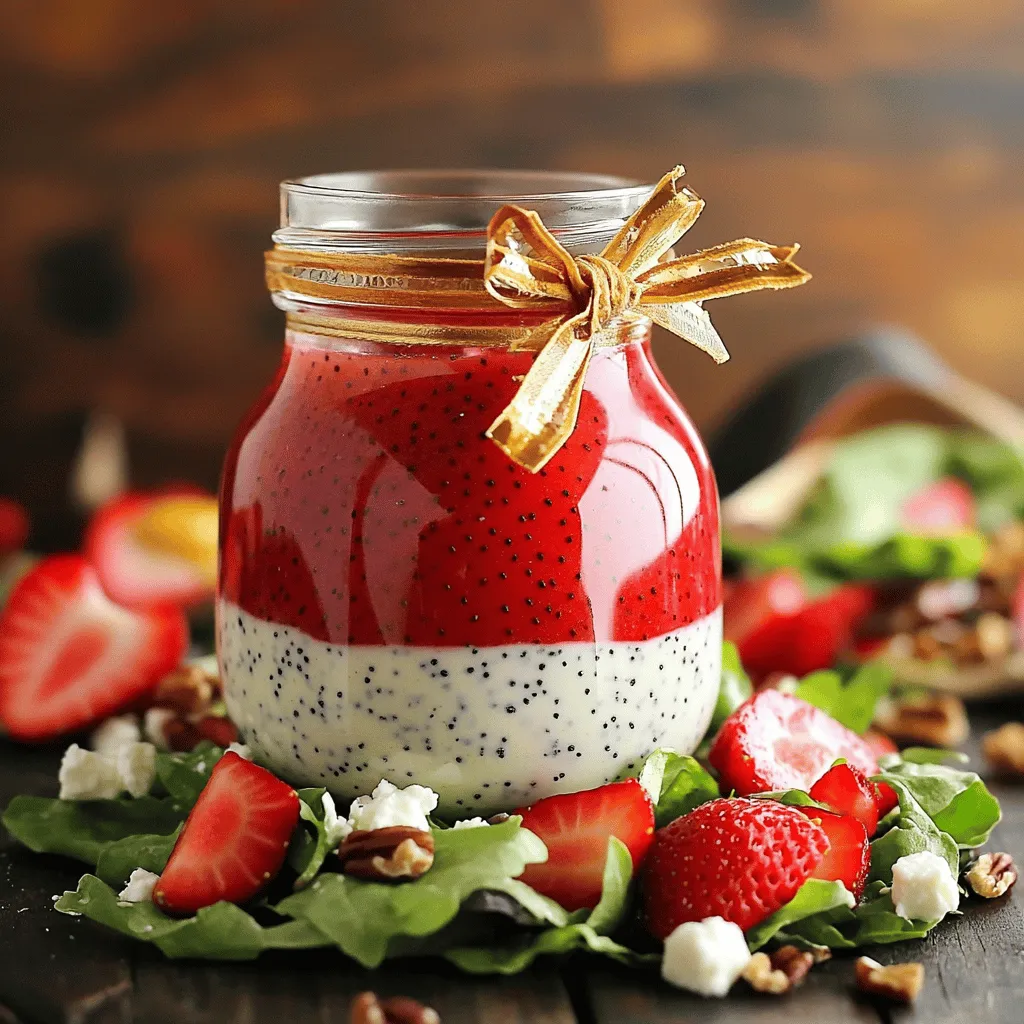 Strawberry Poppyseed Salad Dressing Fresh and Flavorful