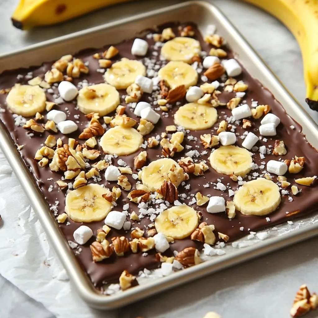 Ingredient Chocolate Banana Bark Flavorful and Simple Treat
