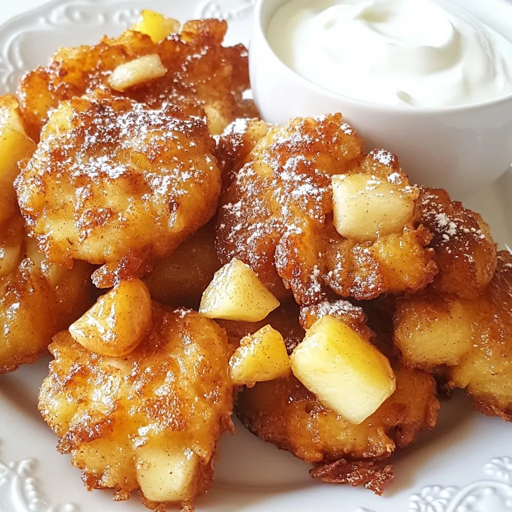 Healthy Sugar Free Apple Fritters Simple and Fun Recipe