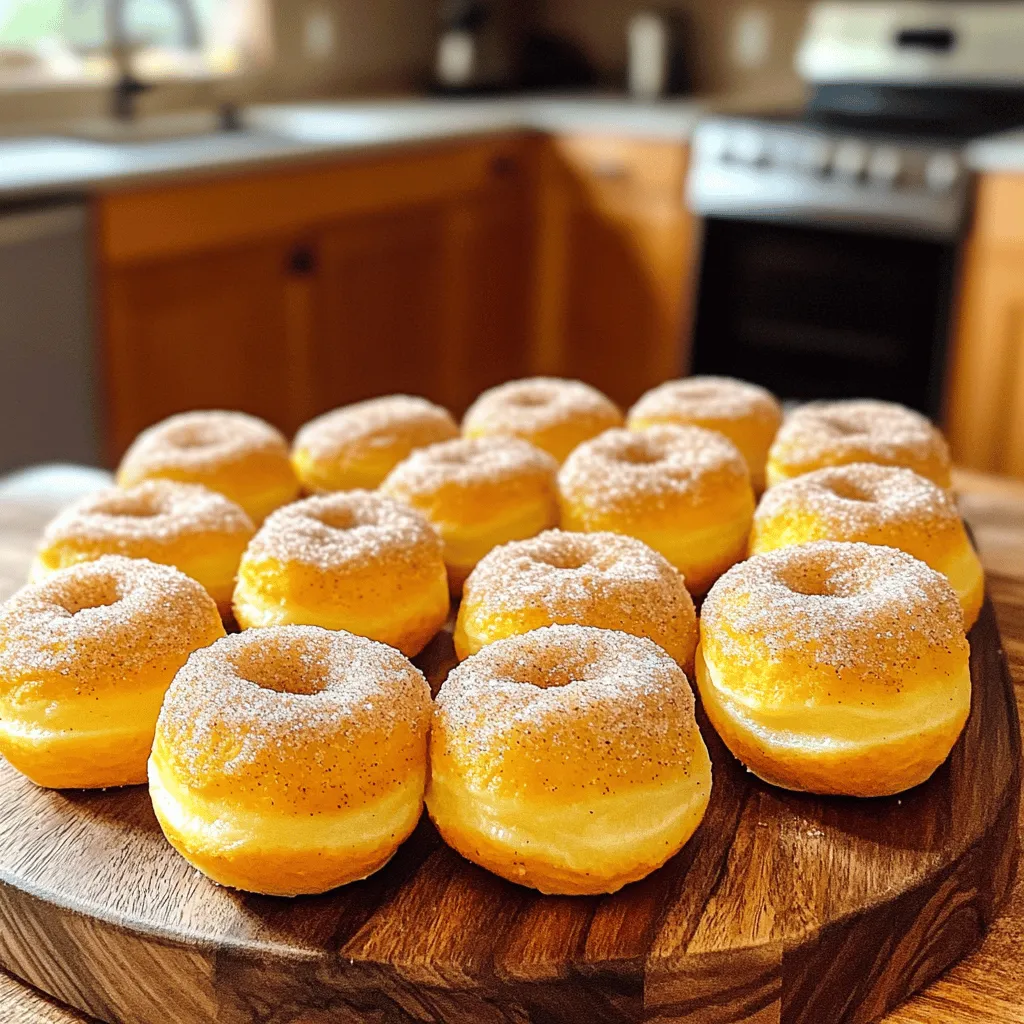 Cinnamon Sugar Pumpkin Donut Holes Irresistible Treat