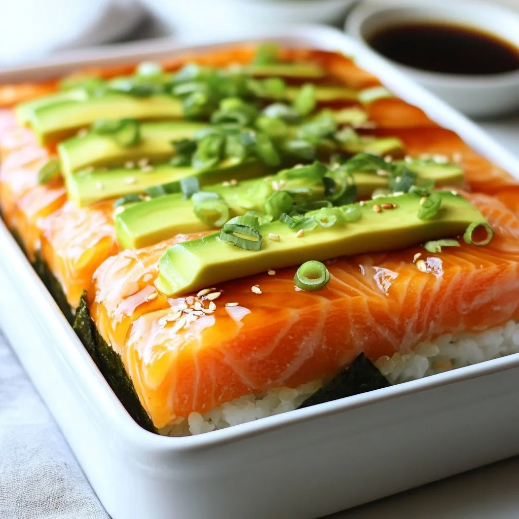 Easy Spicy Salmon Sushi Bake Delicious and Simple Recipe