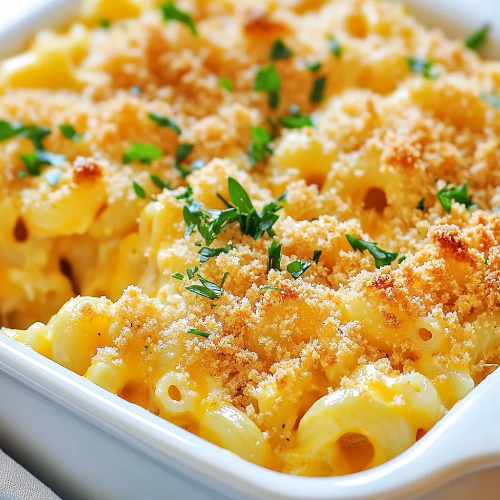 Crunchy Baked Mac and Cheese Recipe You Will Love