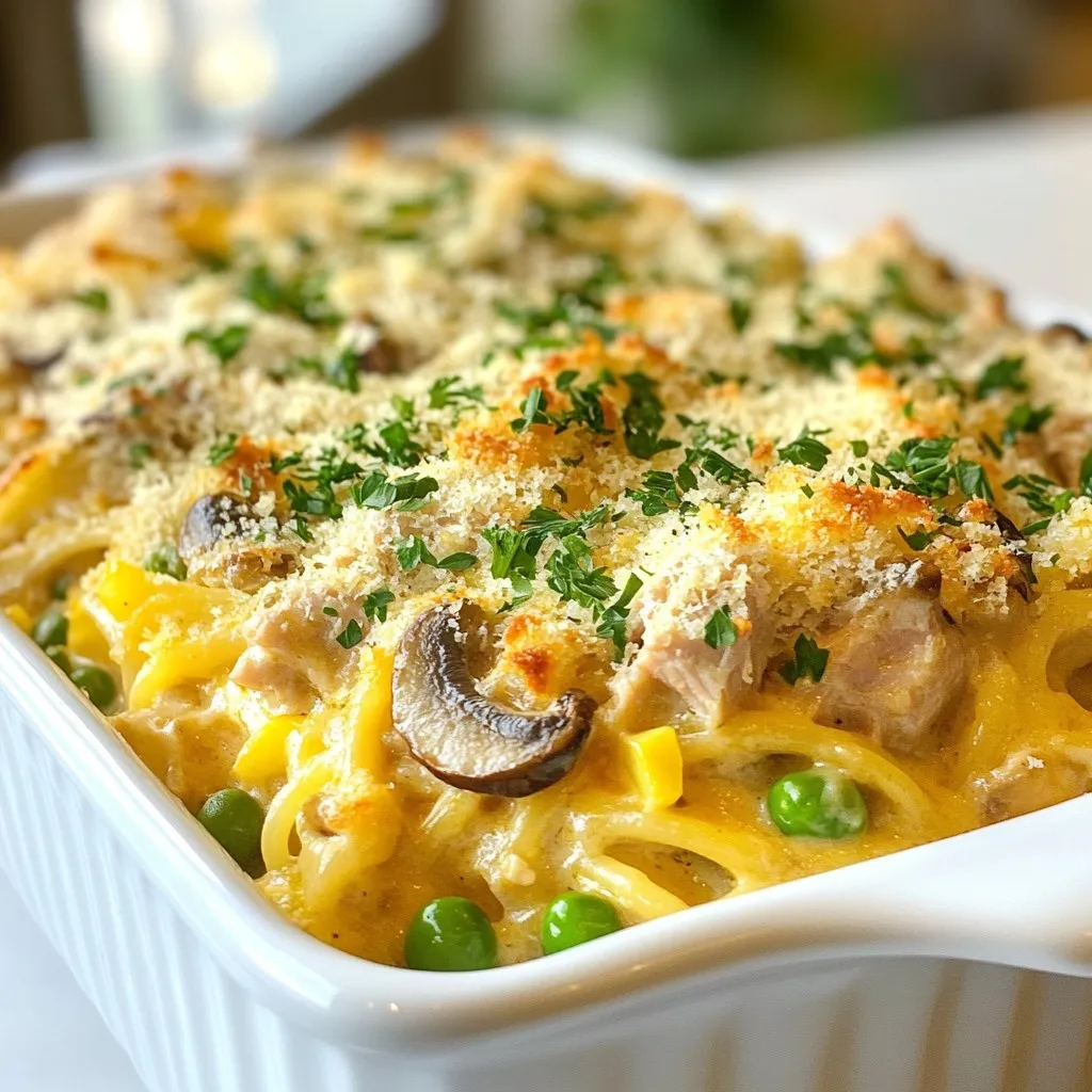 Tuna Tetrazzini Quick and Creamy Dinner Recipe