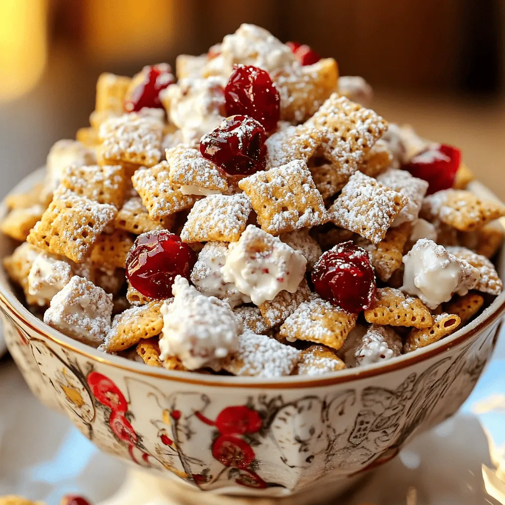 Cherry Cheesecake Puppy Chow Easy and Tasty Treat