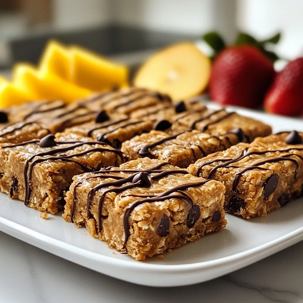 Healthy Oatmeal Peanut Butter Chocolate Chip Bars Delight