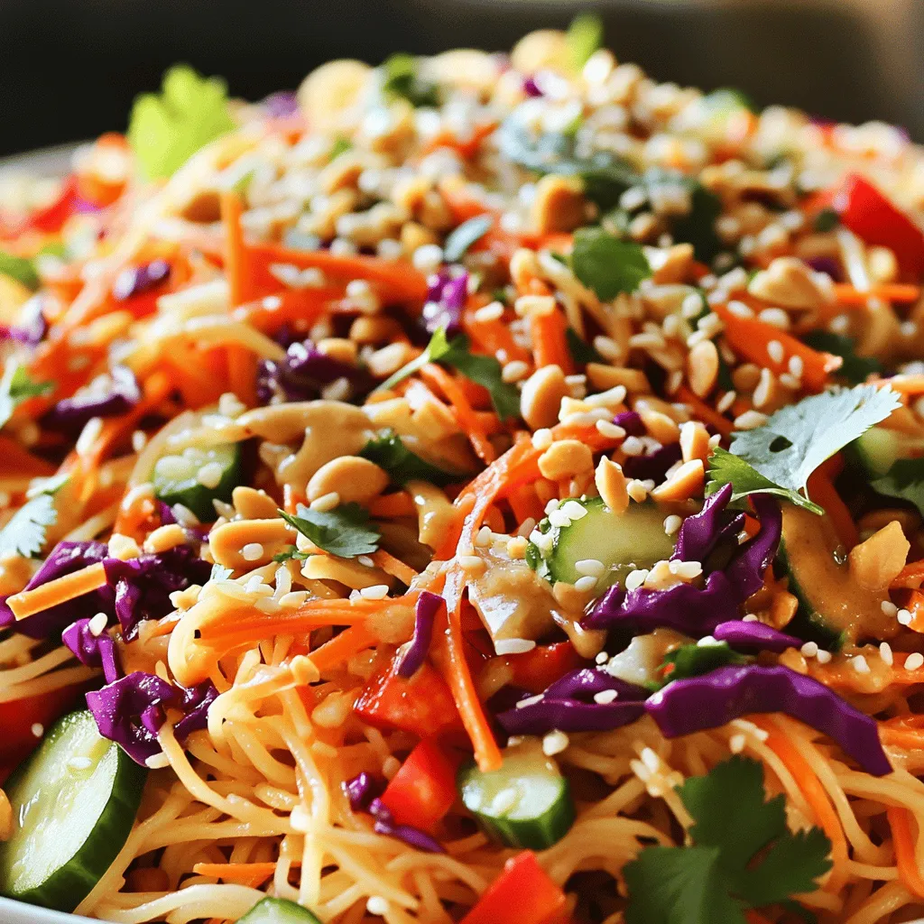 Spicy Thai Peanut Noodle Salad Flavorful and Fresh