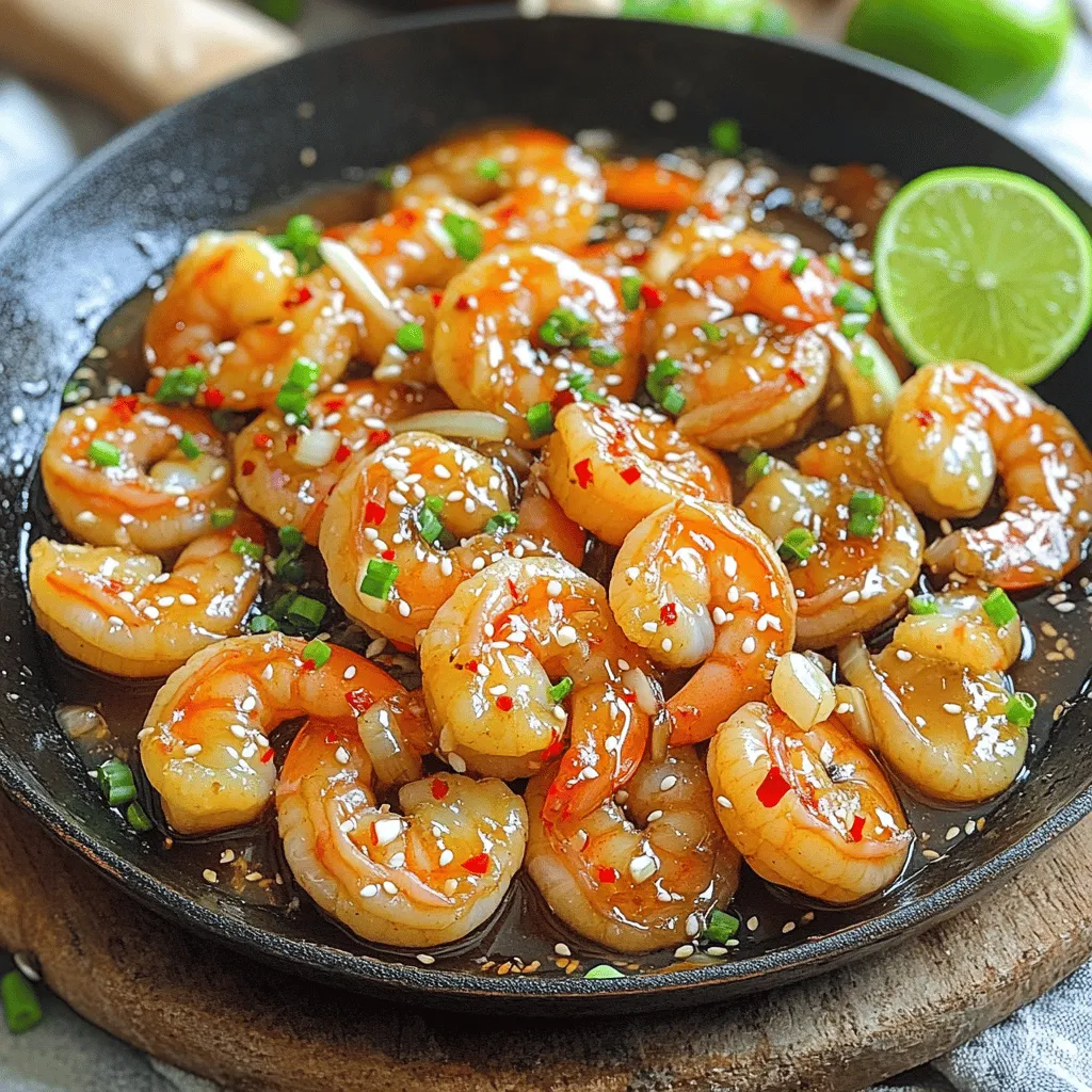 Spicy Honey Garlic Shrimp Tasty and Easy Recipe