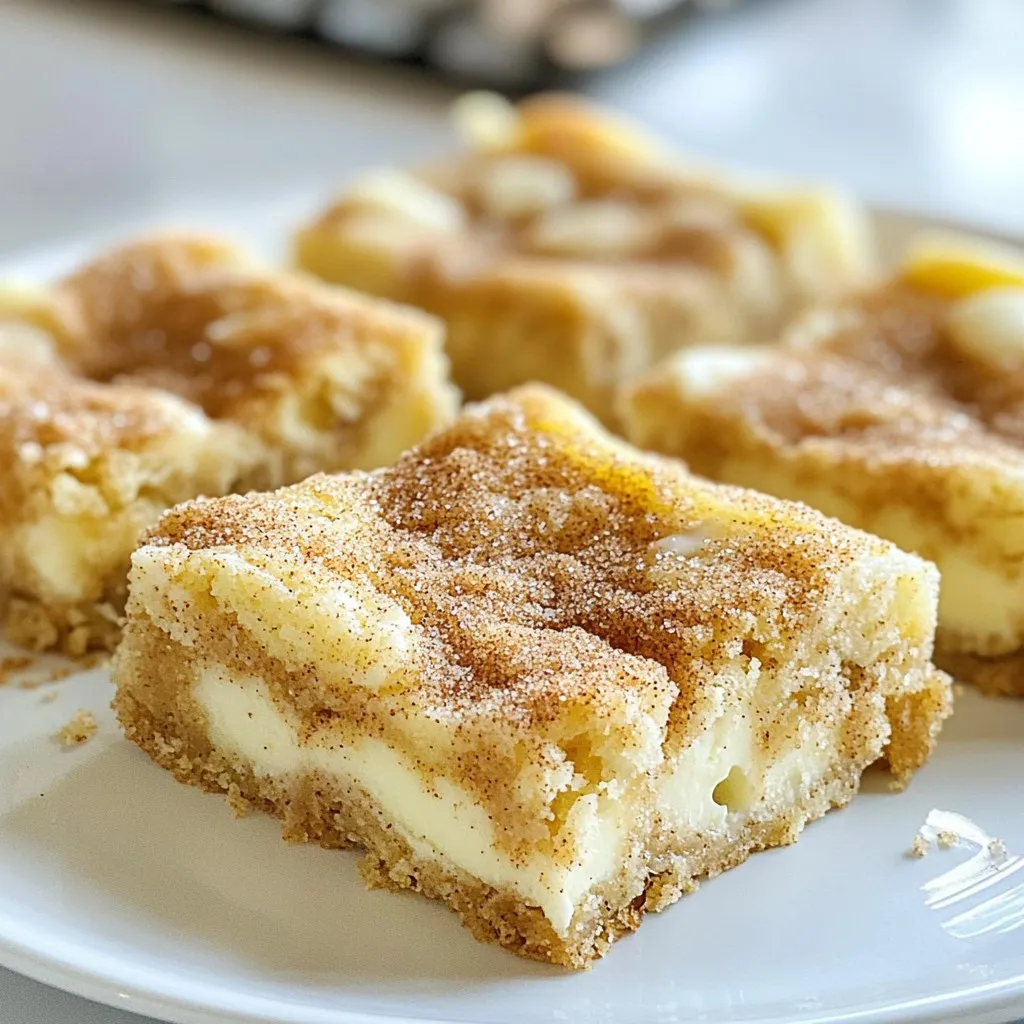 Apple Snickerdoodle Bars Irresistible Dessert Treat