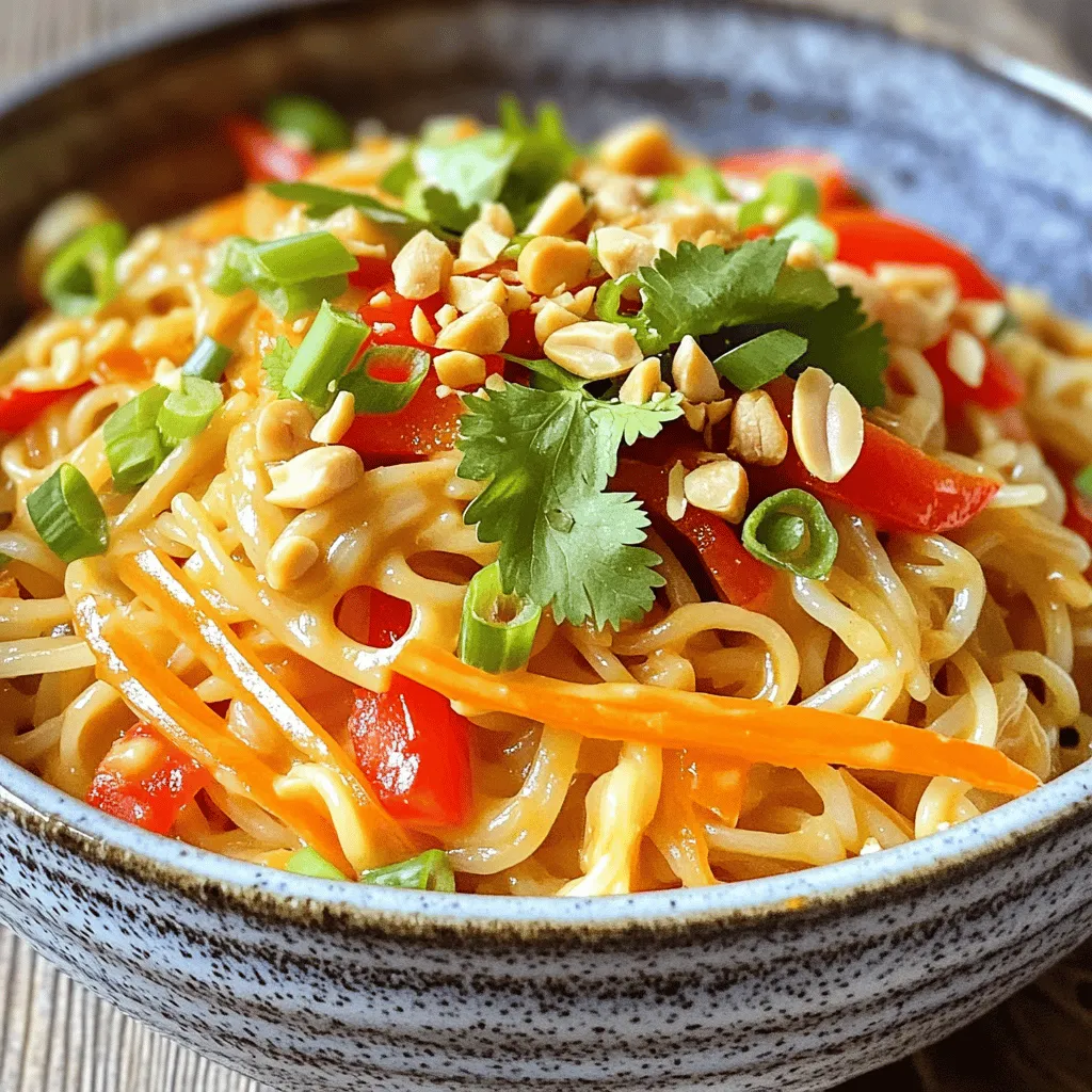 Spicy Thai Peanut Noodles Flavorful and Easy Recipe
