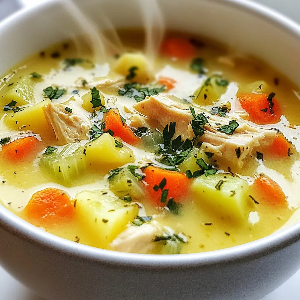 Cozy Chicken Potato Soup Comforting and Hearty Recipe