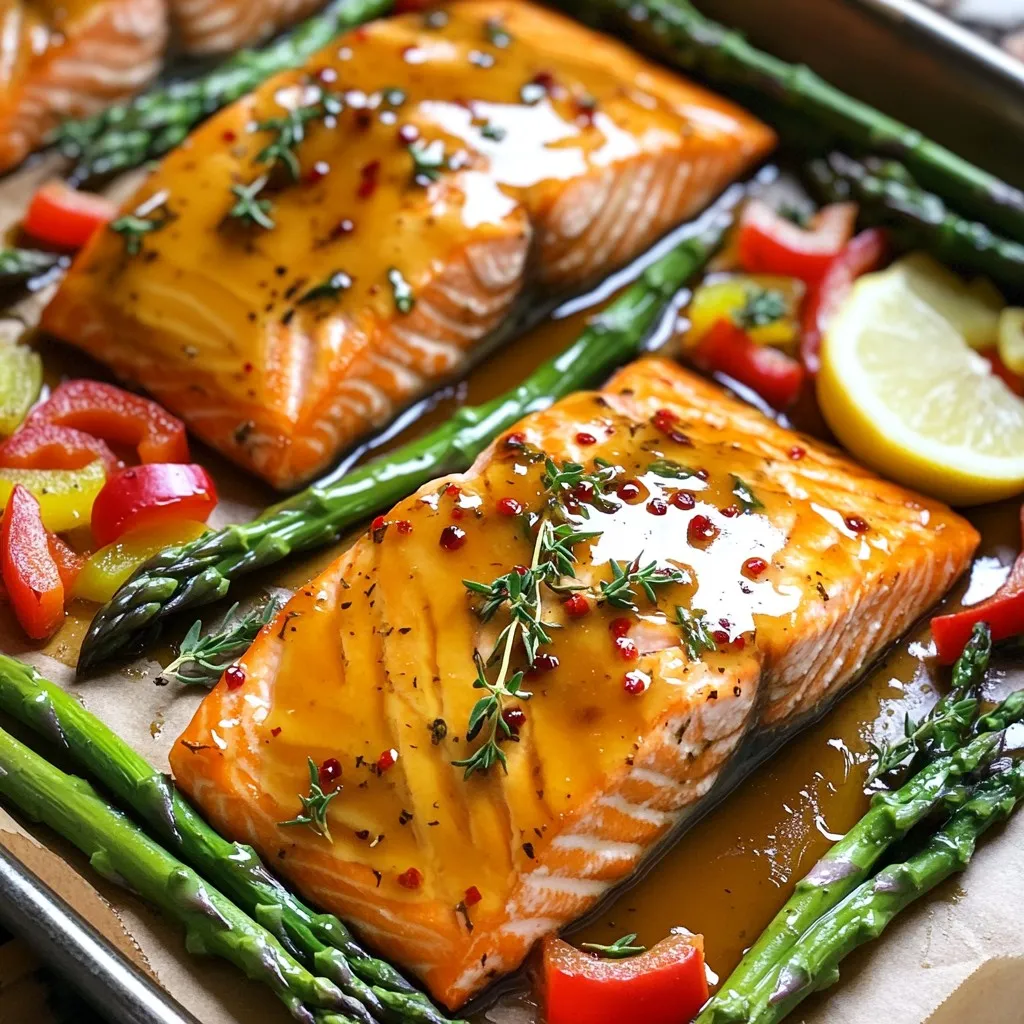 Maple Dijon Sheet Pan Salmon Flavorful Easy Recipe