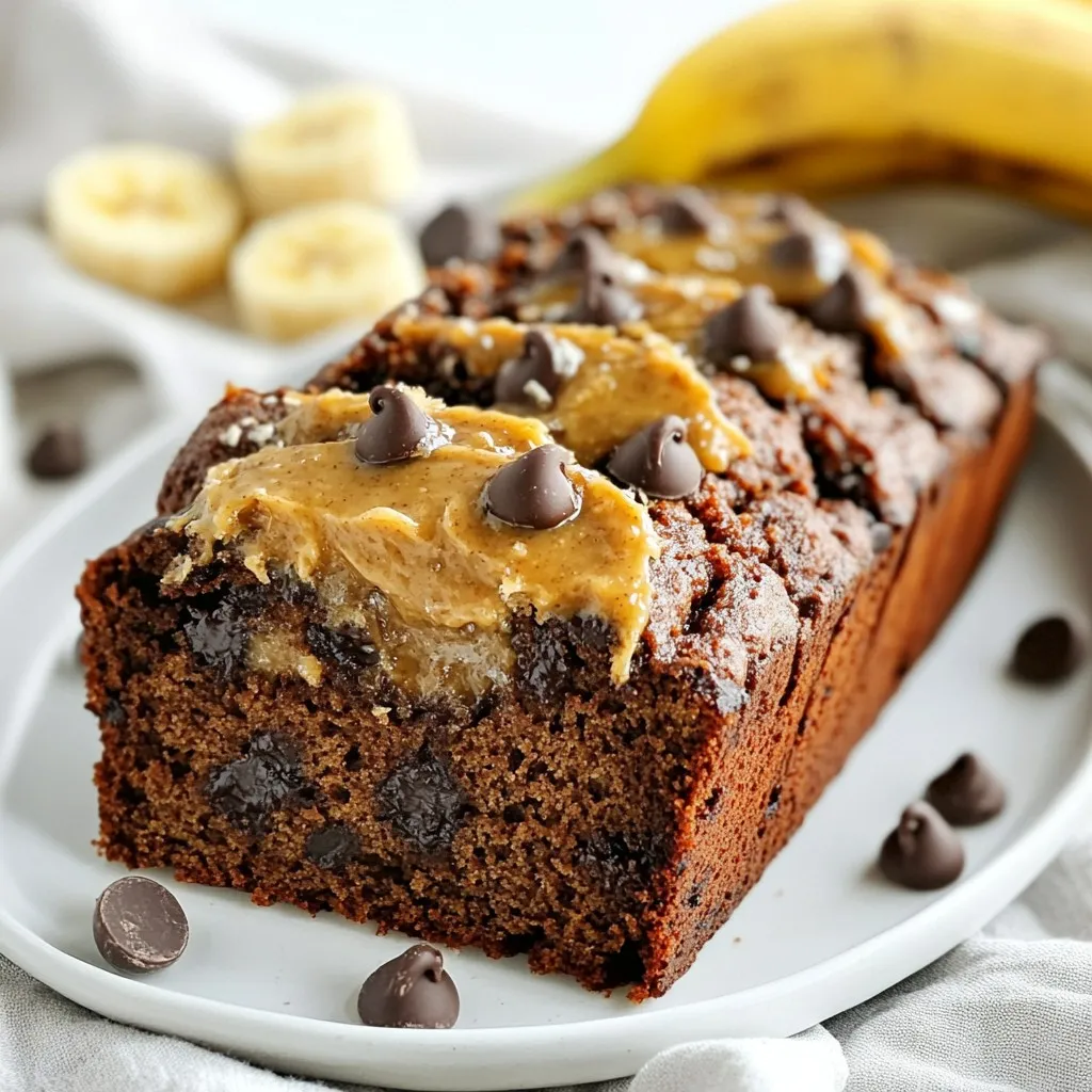 Healthy Chocolate Chip Banana Bread Simple Recipe