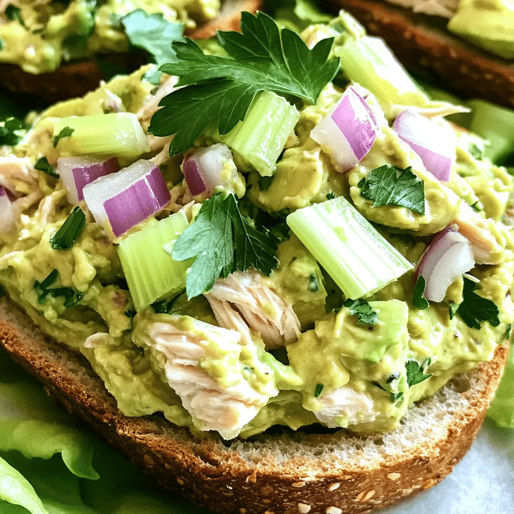 Easy &#038; Healthy Avocado Chicken Salad Delight