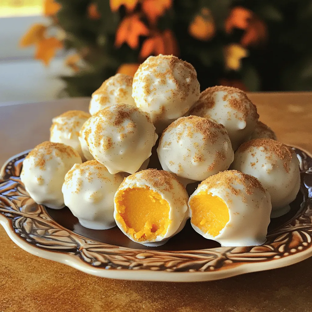 Easy Pumpkin Pie Truffles Delightful Fall Treat