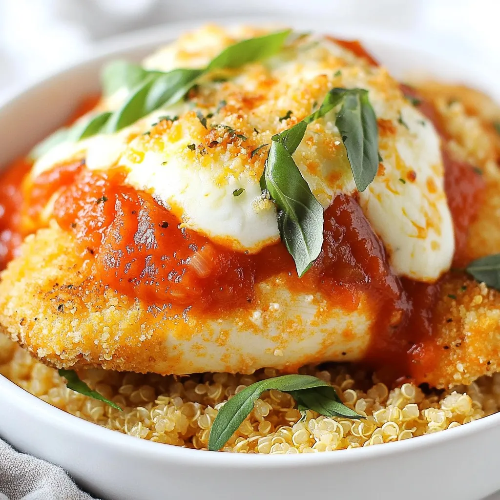 Cottage Cheese Chicken Parm Bowl Savory and Simple Meal