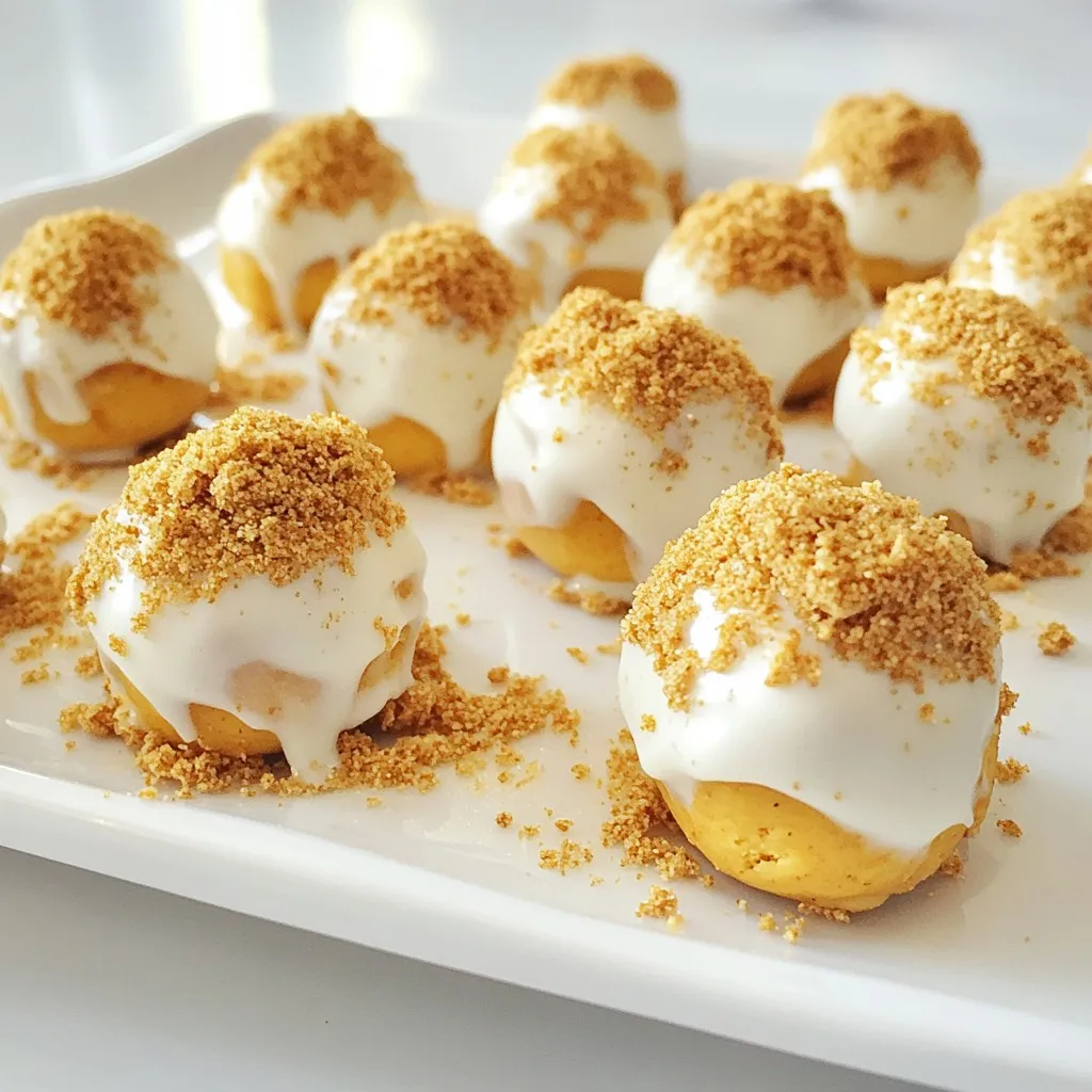 Pumpkin Cheesecake Truffles Flavorful Fall Treat