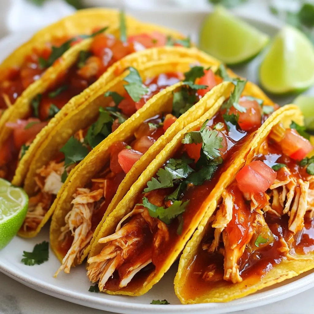 Honey Garlic BBQ Chicken Tacos Simple Dinner Delight