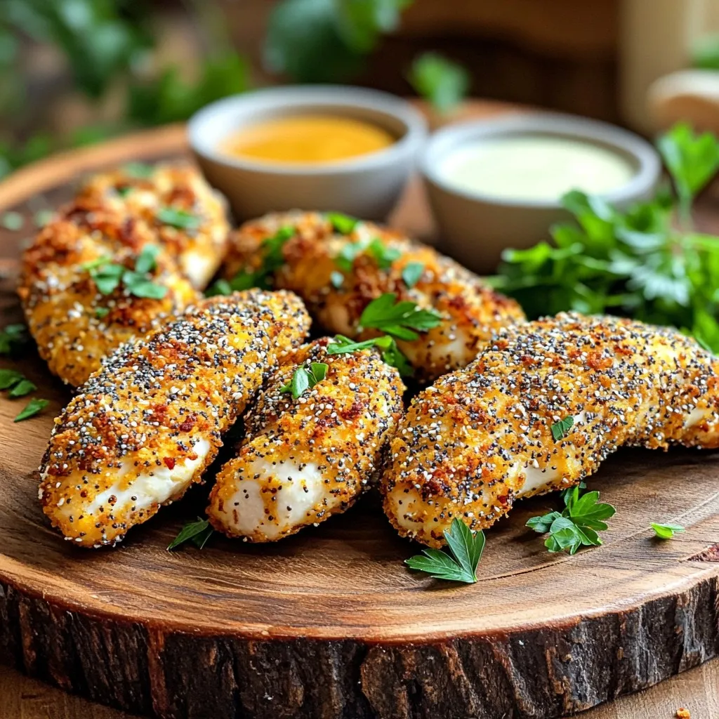 Air Fryer Everything Bagel Chicken Tenders Recipe