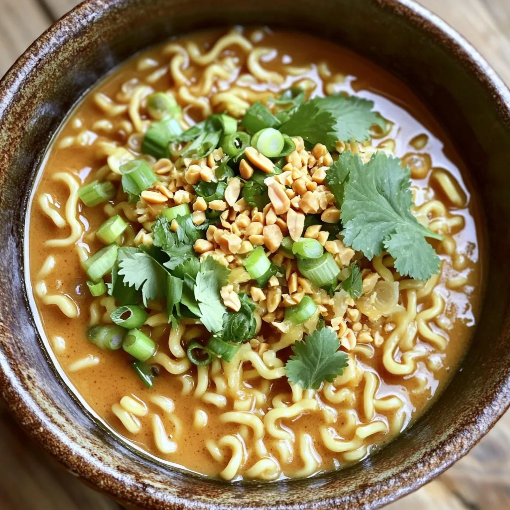 Minute Spicy Peanut Ramen Bold and Flavorful Recipe
