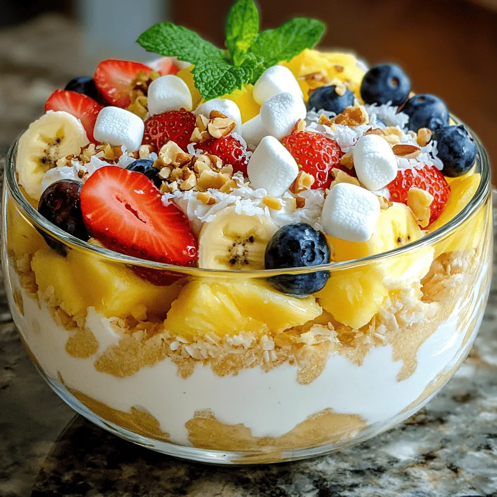 Pudding Fruit Salad Refreshing and Simple Recipe