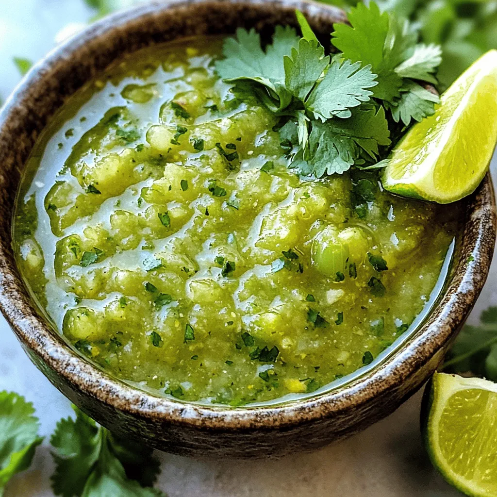 Salsa Verde Recipe Fresh and Flavorful Creation